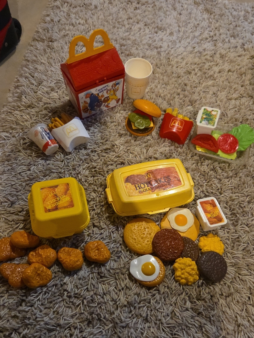 McDonald's Toy Meal Playset with Burger, Fries, Hotcakes & Nuggets